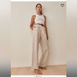 Reformation linen pants